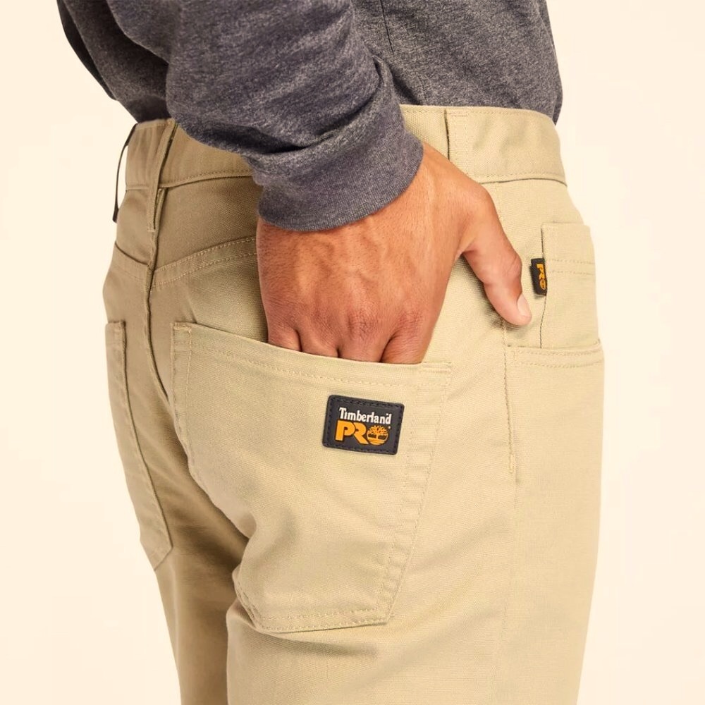 Timberland Pants 40 x 30 Straight fit Khaki Pro Flex Canvas [New With Tags] - Picture 6 of 6